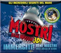 Copertina libro LIBRI 3D2 MOSTRI DEGLI ABISSI 3D