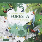 Copertina libro Album antistress I colori della foresta