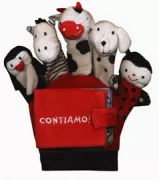 Copertina libro <b>Contiamo!<br></b>(titolo originale o altro titolo: <i>Let's count finger puppet glove</i>)