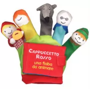 Copertina libro <b>Cappuccetto Rosso<br></b>(titolo originale o altro titolo: <i>Little Red Riding Hood finger puppet glove</i>)