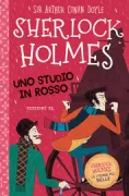 Copertina libro <b>Sherlock Holmes<br></b>(titolo originale o altro titolo: <i>A study in scarlet</i>)
