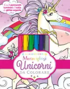 Copertina libro Caleidoscopio Meravigliosi Unicorni da colorare
