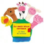 Copertina libro <b>Gli amici della fattoria<br></b>(titolo originale o altro titolo: <i>Farm finger puppet glove</i>)