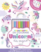 Copertina libro Caleidoscopio da colorare Unicorni da sogno
