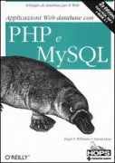 Copertina libro <b>Applicazioni web database con PHP e MySQL<br></b>(titolo originale o altro titolo: <i>Web database applications with PHP and MySQL</i>)