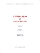 Copertina libro <b>Epistolario di Urbano Rattazzi</b>