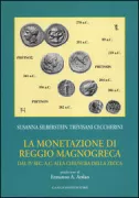 Copertina libro <b>La monetazione di Reggio magnogreca dal 4. sec. a.C. alla chiusura della zecca</b>