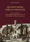 Copertina libro <b>Quando Roma parlava francese</b>