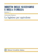 Copertina libro <b>La legittima per equivalente</b>