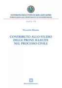 Copertina libro <b>Contributo allo studio delle prove illecite nel processo civile</b>