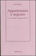Copertina libro <b>Appartenenza e negozio</b>