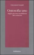 Copertina libro <b>Ontosofia uno</b>