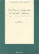 Copertina libro <b>Gli elementi di filosofia di Pasquale Galluppi</b>