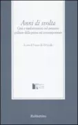 Copertina libro <b>Anni di svolta</b>