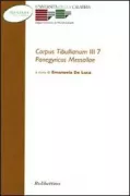 Copertina libro <b>Corpus Tibullianum 3. 7</b>