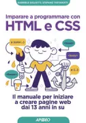 Copertina libro <b>Imparare a programmare con HTML e CSS</b>