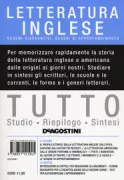 Copertina libro <b>Letteratura inglese</b>