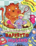 Copertina libro <b>Baffetto e Musino<br></b>(titolo originale o altro titolo: <i>Let's make a cake with Whiskers and Snout</i>)