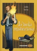 Copertina libro <b>L'isola misteriosa<br></b>(titolo originale o altro titolo: <i>L'île mystérieuse</i>)