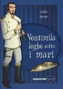 Copertina libro <b>Ventimila leghe sotto i mari<br></b>(titolo originale o altro titolo: <i>Vingt mille lieues sous les mers</i>)