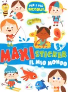 Copertina libro PX MAXI STICKER IL MIO MONDO