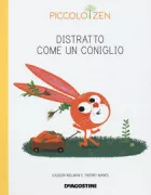 Copertina libro <b>Distratto come un coniglio<br></b>(titolo originale o altro titolo: <i>Martin le lapin a trop de choses dans la tête</i>)