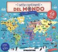 Copertina libro SCAT.PUZZLE SETTE CONTINENTI MONDO