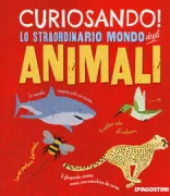 Copertina libro <b>Curiosando!<br></b>(titolo originale o altro titolo: <i>Micro Facts! 500 Fantastic Facts About Animals</i>)