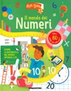 Copertina libro <b>Il mondo della matematica<br></b>(titolo originale o altro titolo: <i>Lift and Learn. The Story of Maths</i>)