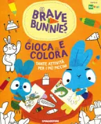 Copertina libro BRAVE BUNNIES GIOCA E COLORA