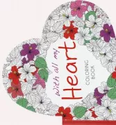 Copertina libro WITH ALL MY HEART. COLOURING BOOK