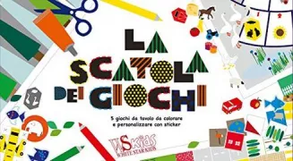Copertina libro LA SCATOLA DEI GIOCHI 5 GIOCHI TAVOLO