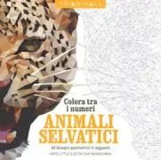 Copertina libro <b>Colora tra i numeri<br></b>(titolo originale o altro titolo: <i>Color me wild</i>)
