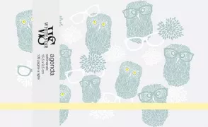 Copertina libro AGENDA SETTIMANALE 2018. GUFETTI