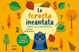 Copertina libro FORESTA INCANTATA. PAZZI PER LA MATEMATI