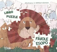 Copertina libro LE FAVOLE DI ESOPO. LIBRO PUZZLE