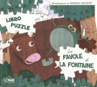 Copertina libro LE FAVOLE DI LA FONTAINE. LIBRO PUZZLE