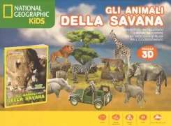Copertina libro GLI ANIMALI DELLA SAVANA