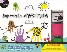 Copertina libro IMPRONTE D'ARTISTA. CREA CON LE IMPRONTE