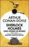 Copertina libro <b>Sherlock Holmes<br></b>(titolo originale o altro titolo: <i>A study in scarlet</i>)