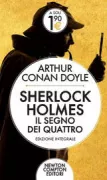 Copertina libro <b>Sherlock Holmes<br></b>(titolo originale o altro titolo: <i>The sign of four</i>)