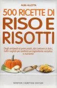 Copertina libro <b>500 ricette di riso e risotti</b>