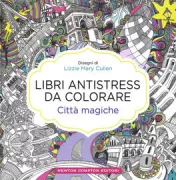 Copertina libro Libri antistress da colorare. Citt magiche