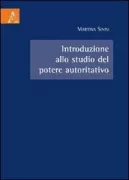 Copertina libro <b>Introduzione allo studio del potere autoritativo</b>