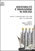 Copertina libro <b>Sostenibilità e innovazione in edilizia</b>