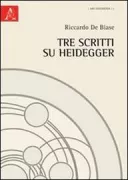 Copertina libro <b>Tre scritti su Heidegger</b>