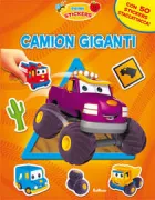 Copertina libro PRIMISTICKERS 4 CAMION GIGANTI