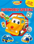 Copertina libro PRIMISTICKERS 4 AUTOMOBILI SPECIALI