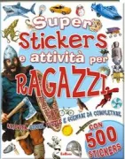 Copertina libro <b>Super stickers e attivita per ragazzi</b>