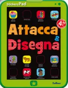 Copertina libro STICKERSPAD ATTACCA & DISEGNA